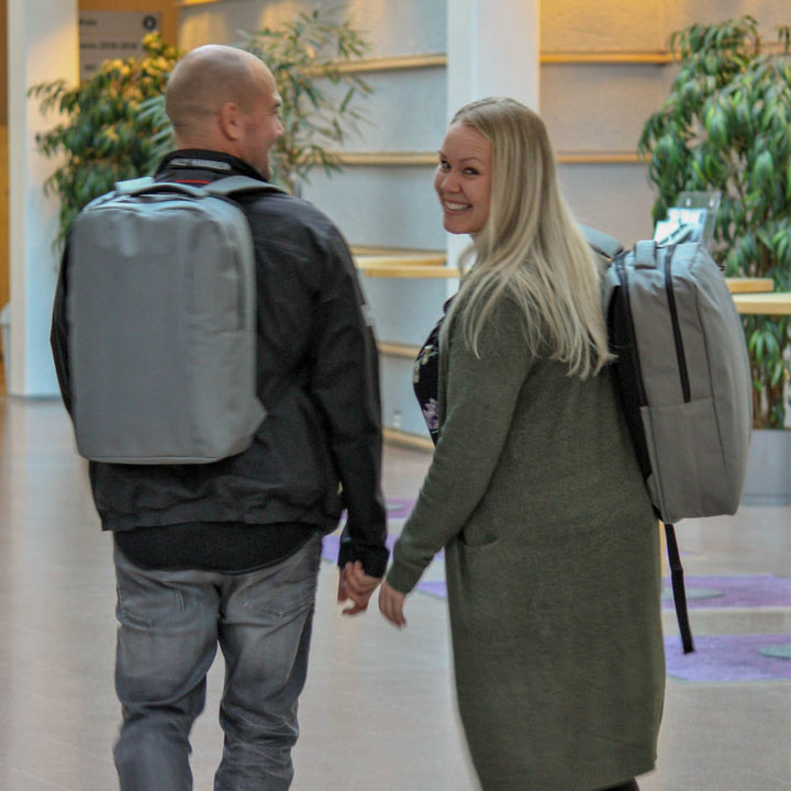 Selkäreppu UITMUS harmaa monitoimitila