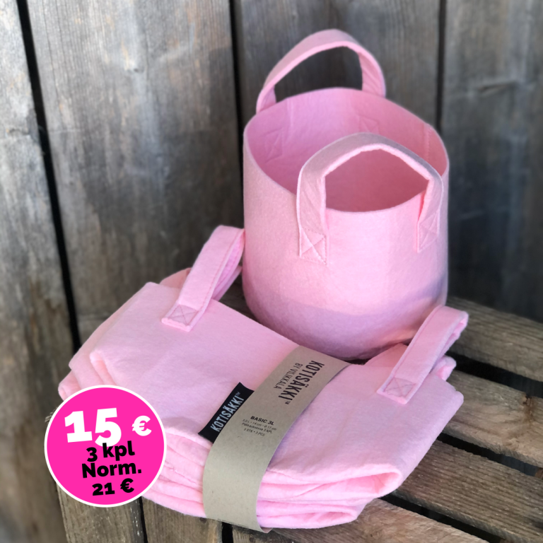 Ruukunsuoja Basic pinkki 3 L | 3 kpl