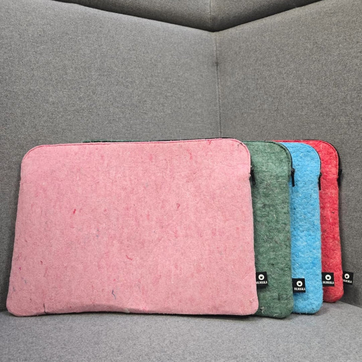 Laptopsuoja KIRAKKA punainen poistotekstiilihuopa 27x37cm