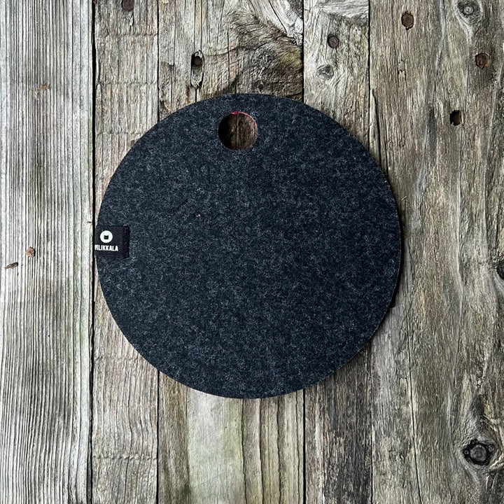 Pannunalunen Laperla punainen/grafiitti  20 × 20 cm poistotekstiilihuopa