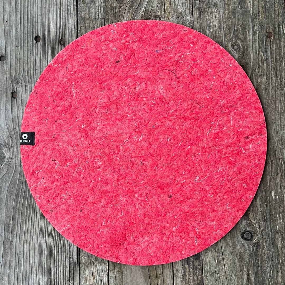 Pöytätabletti Ahtiala vihreä/punainen 38 cm poistotekstiilihuopa