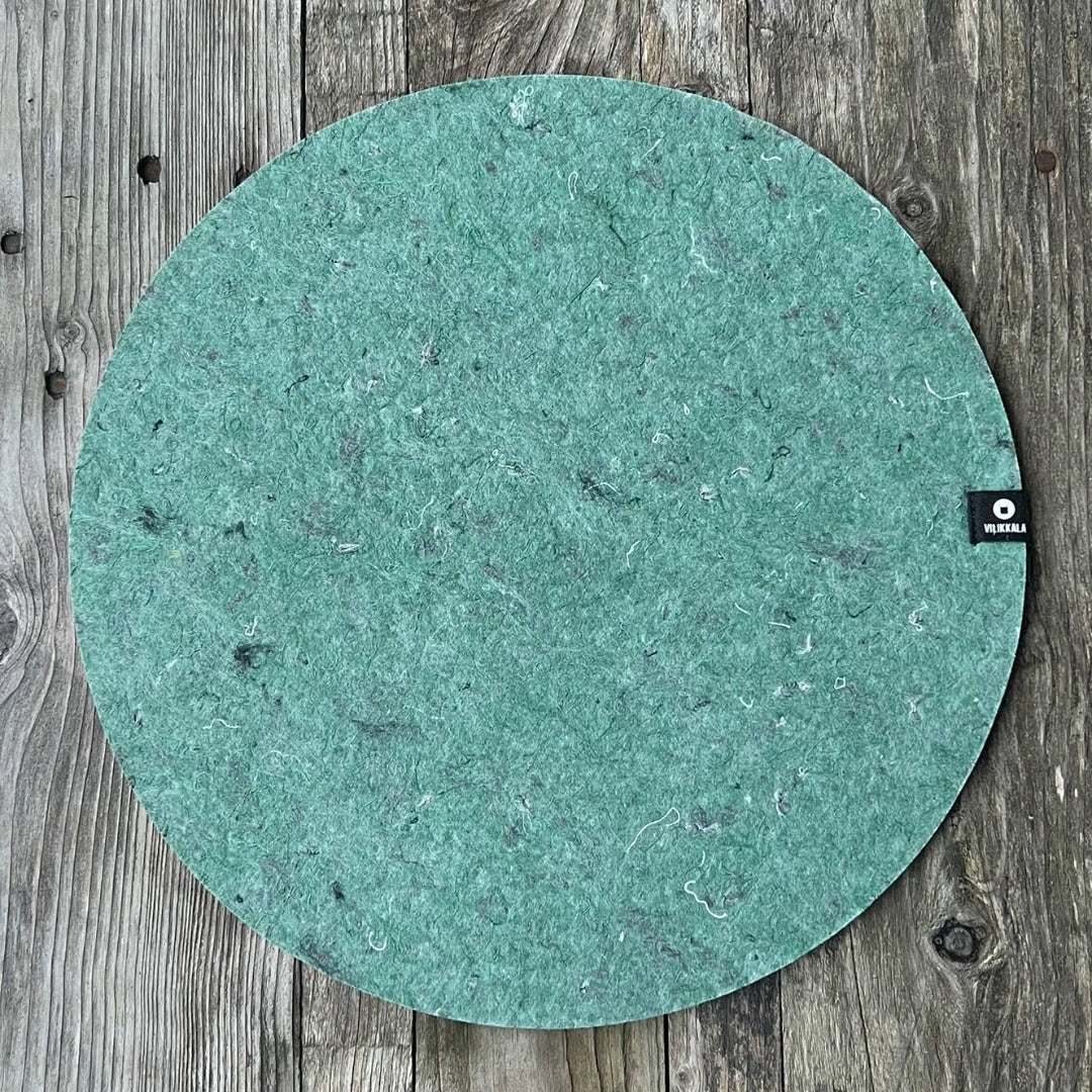 Pöytätabletti Ahtiala vihreä/punainen 38 cm poistotekstiilihuopa