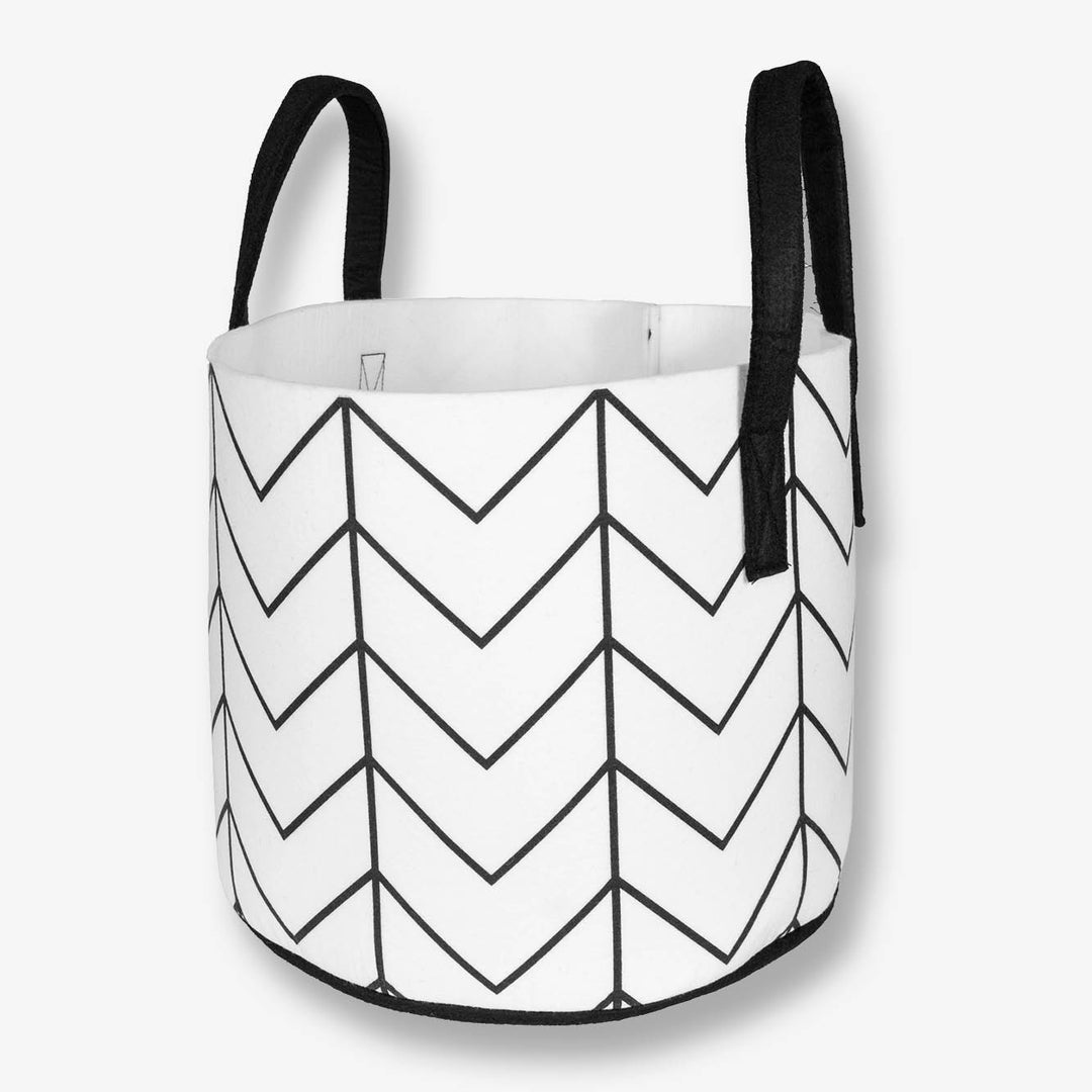 Säilytyskori CHEVRON valkoinen 30 L