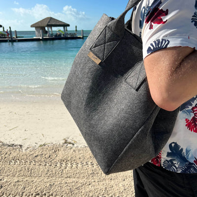 Tote-laukku Pipsa shopper harmaa olkalaukku 32 L