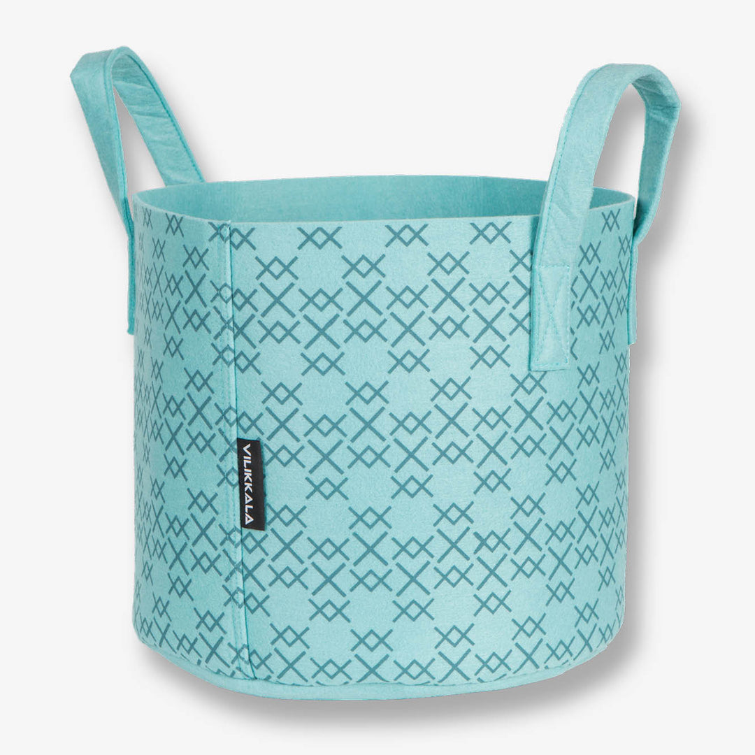 Storage basket SKY BLUE light blue 30L